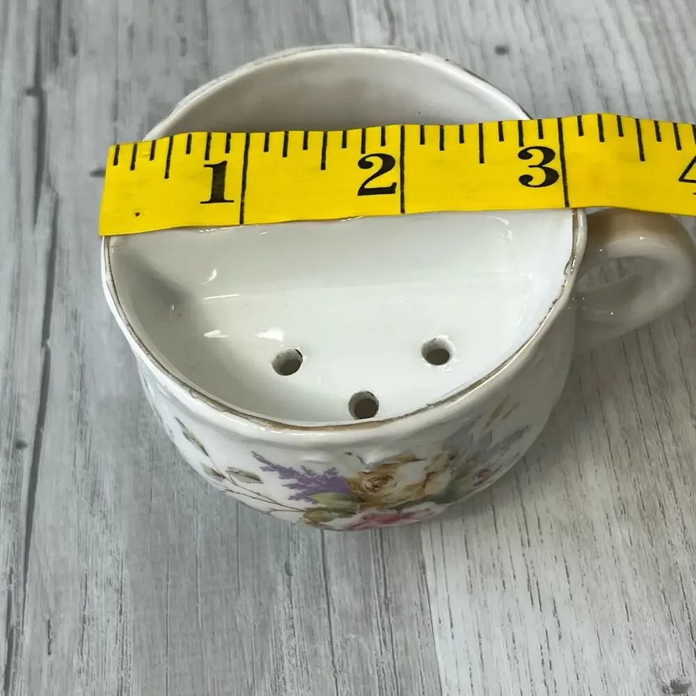 Vintage porcelain floral